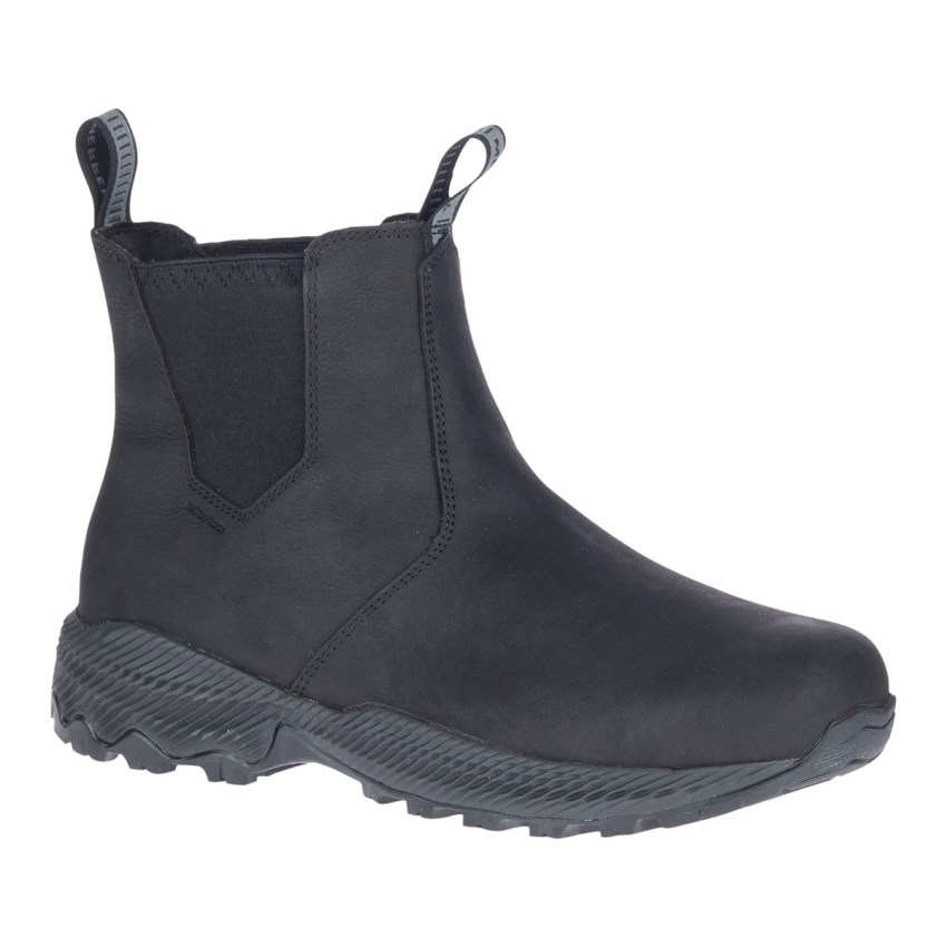 Bottes Merrell Forestbound Chelsea Waterproof Noir Homme | W.X.HJSB